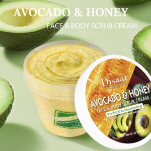 Avocado & Honey Gentle Skin Scrub